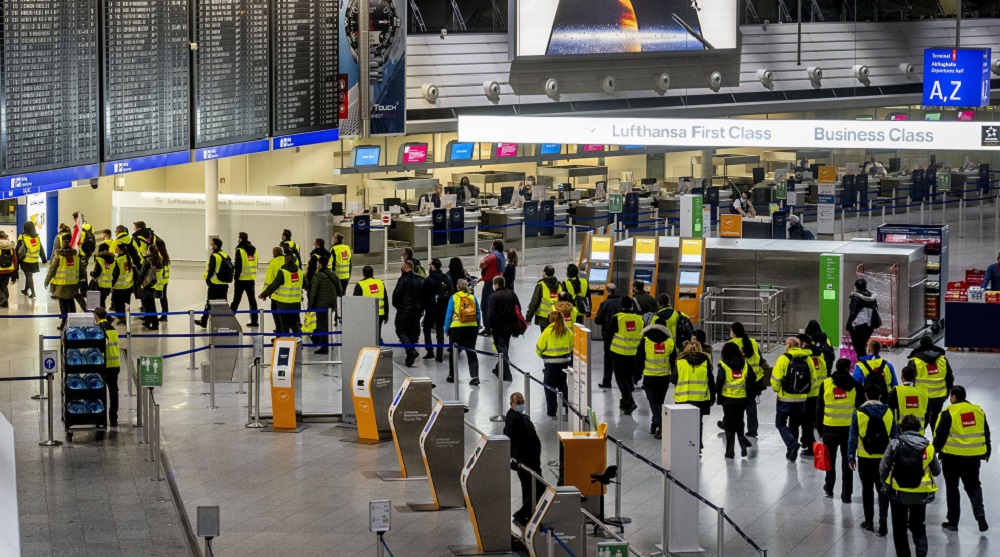Problem pagat, stafi i sigurise ne aeroportet gjermane njofton greve